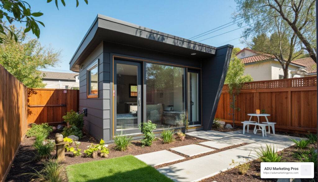 how big can an adu be in california