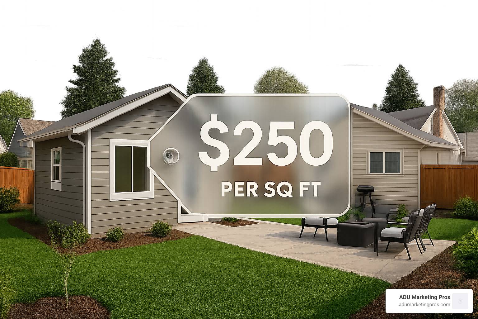 ADU cost per square foot