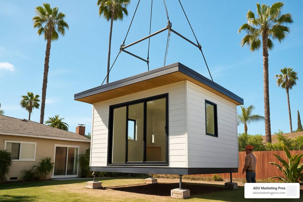 adu modular homes california