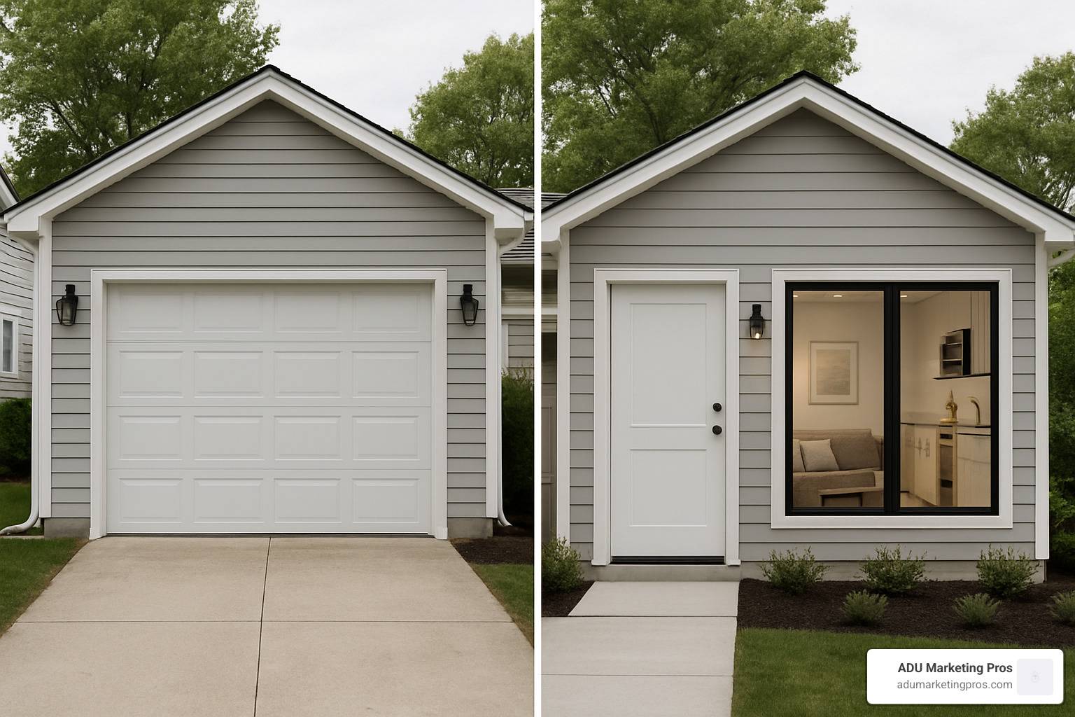 garage to ADU conversion