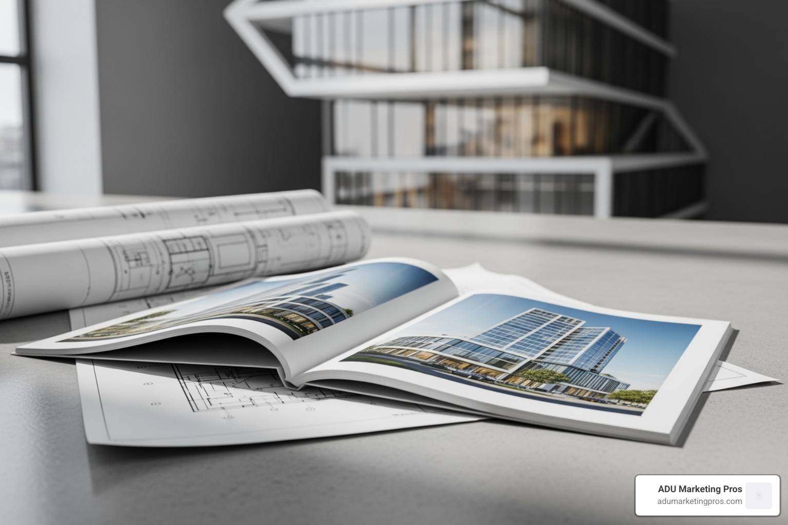 architecture marketing materials