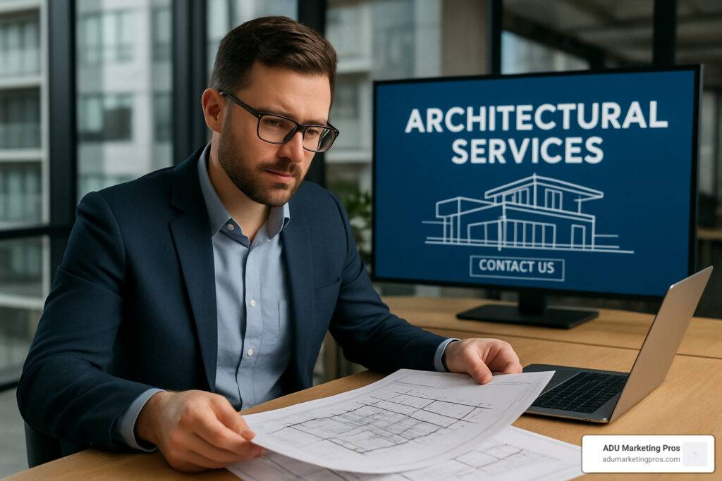 can architects advertise