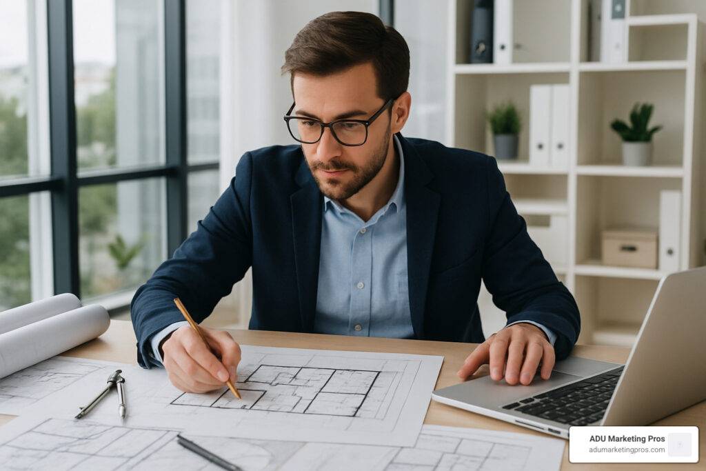 how do architects advertise