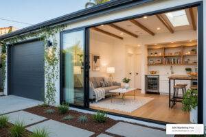 los angeles garage adu floor plan