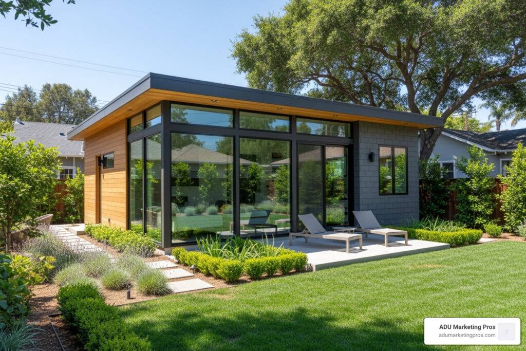 Single story ADU plans