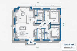 Guest house floor plans