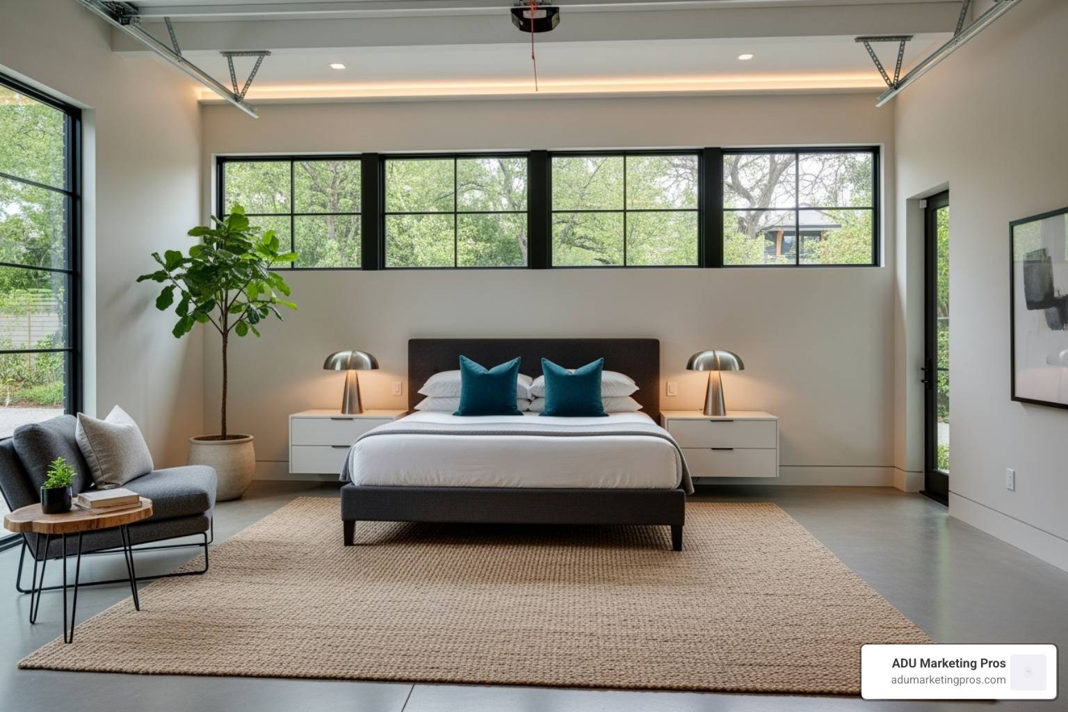 turning a garage into a bedroom