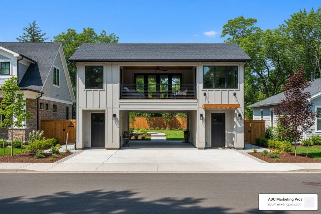Garage apartment design