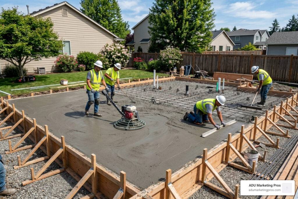 Granny flat foundation