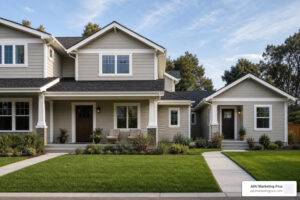attached granny flat integrated with suburban home