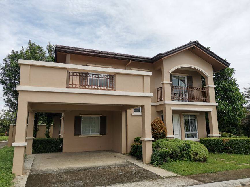 double storey house with attached granny flat