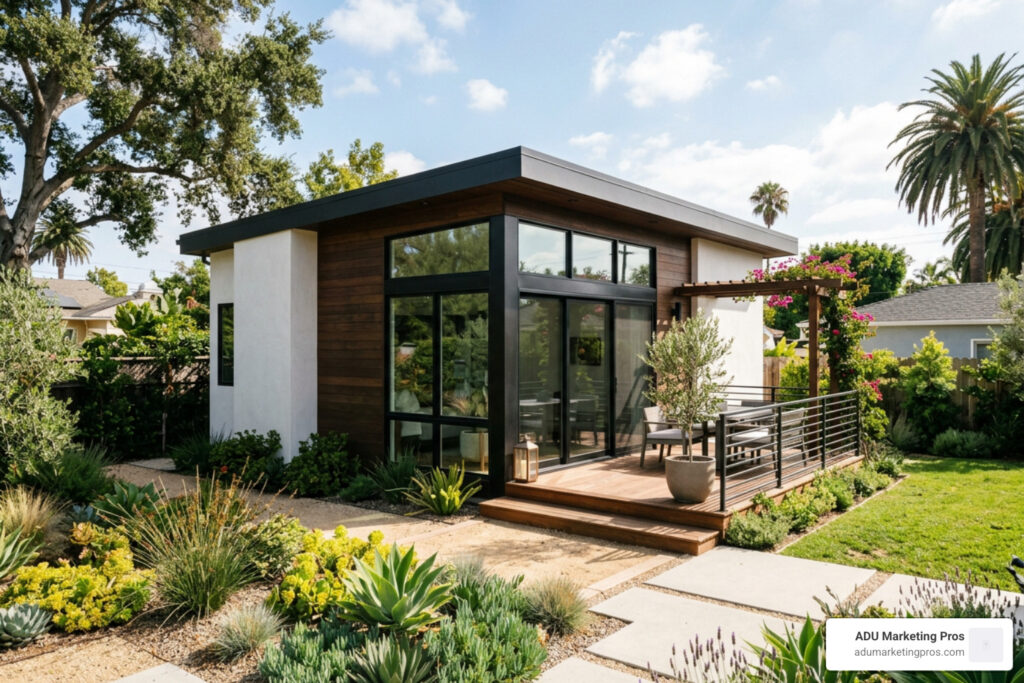 Los Angeles ADU experts modern detached backyard unit