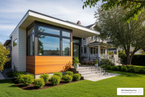 ADU architect plans modern detached backyard unit - ADU architect plans