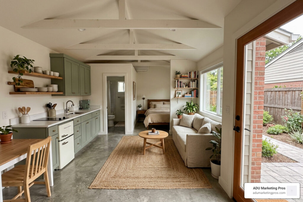 attached garage ADU conversion