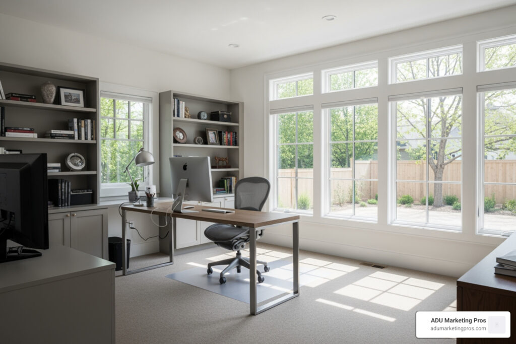 garage office conversion - convert garage to office cost