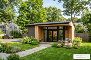 ADU grant Massachusetts modern detached accessory dwelling unit backyard - adu grant massachusetts